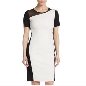 🌟NWT 🌟 Tahari Black and White Emory Dress